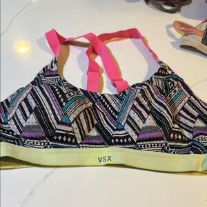 VSX Multicolor Geometric Sports Bra